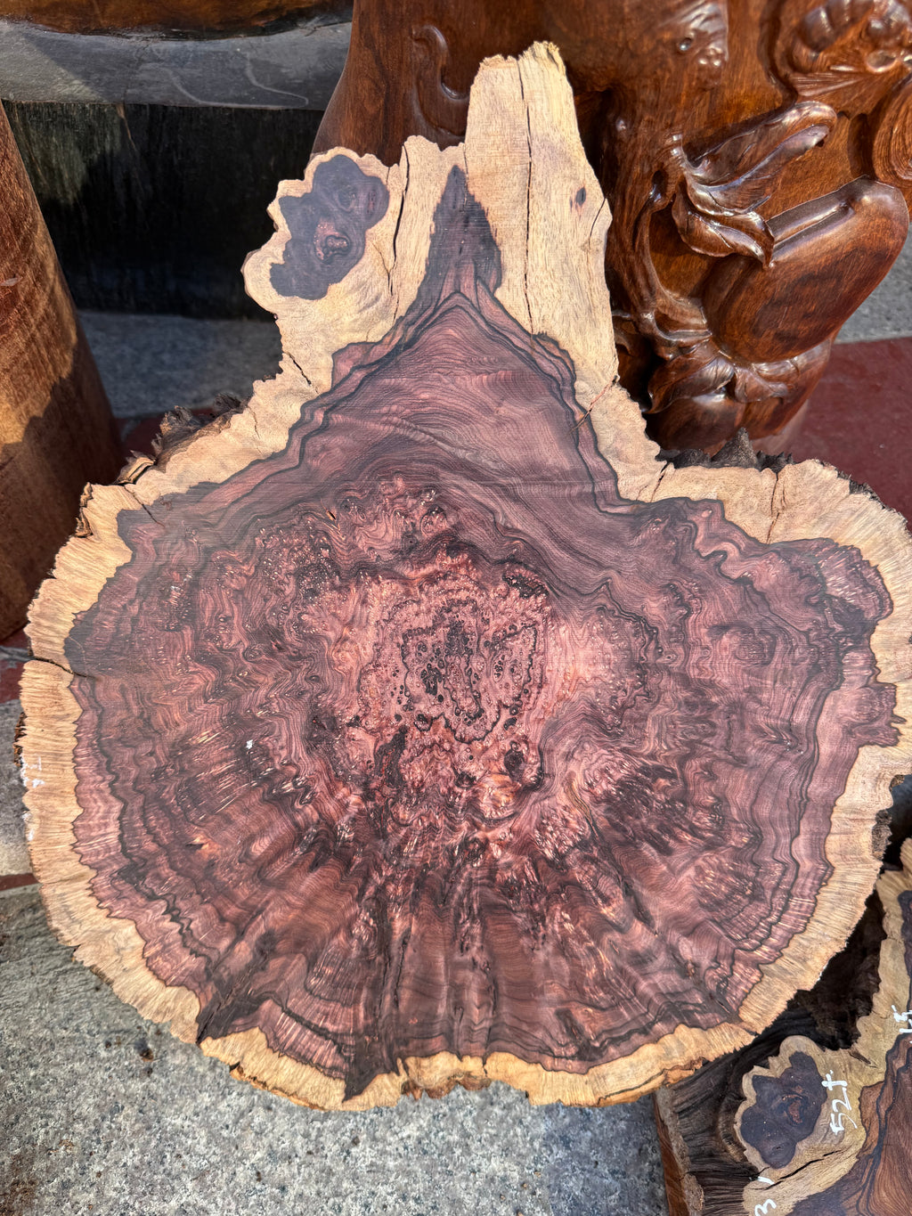 Cocobolo burls