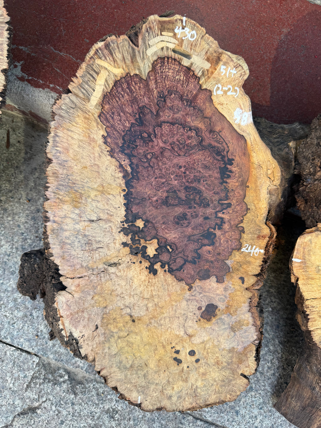 Cocobolo burls A grade