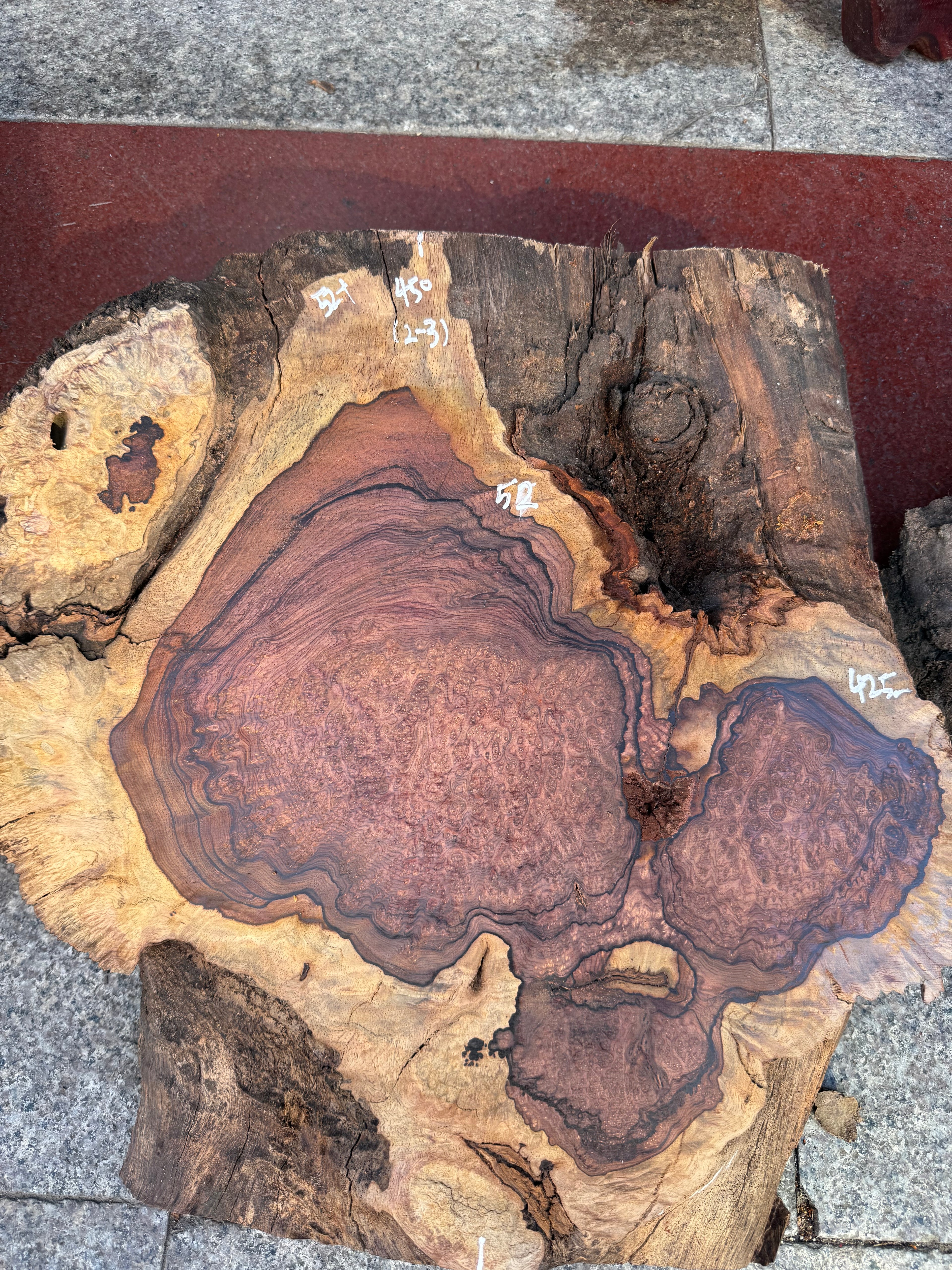 Cocobolo burls A grade